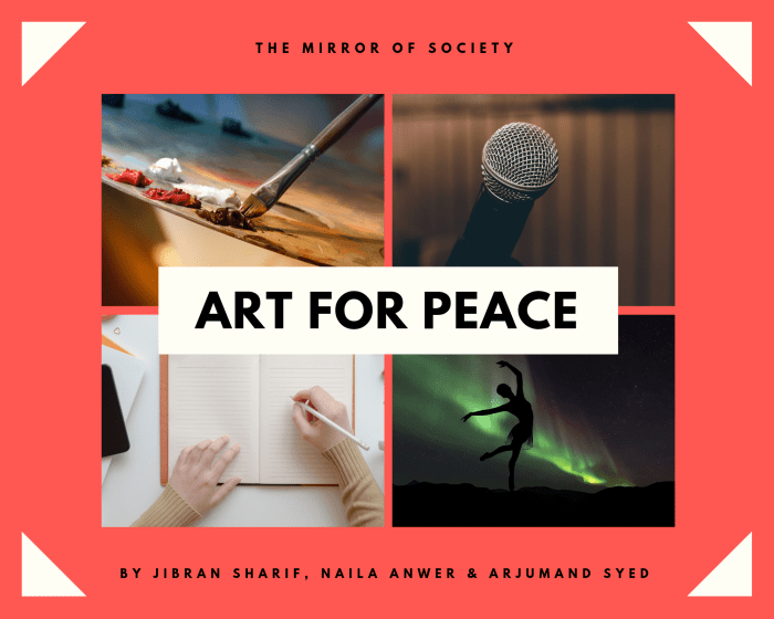 Our World Our Future Peace Poster Pameran Art for Peace and a Better Future